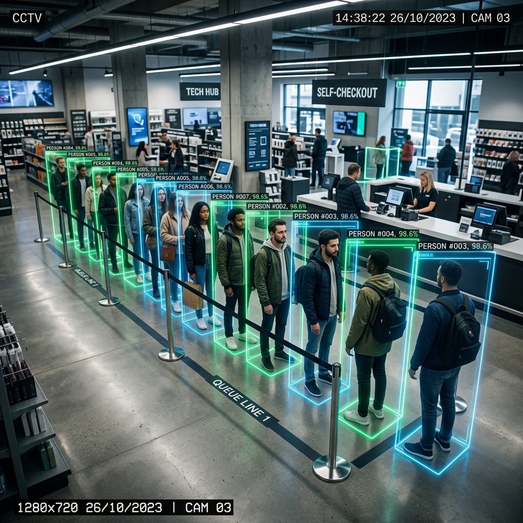Understanding visitor flow and retail queues